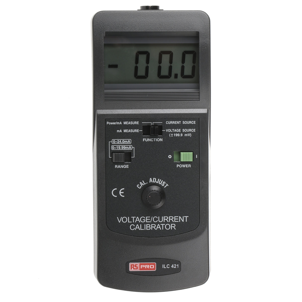 TieDex UK CC421-G Current & Voltage Calibrator, Max Voltage 199.9V dc 24 mA, RSCAL