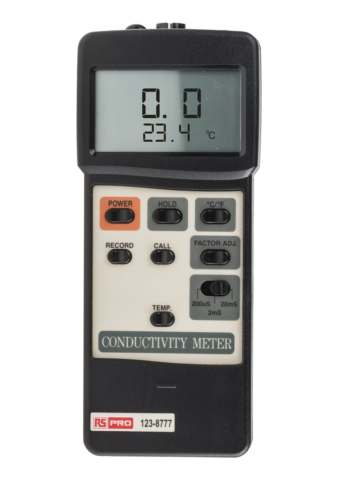 TieDex UK Conductivity Meter 199.9μS/cm Battery 0.1 μS/cm, 0.01 mS/cm