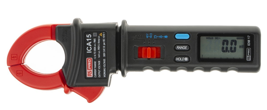 TieDex UK IEK10N Clamp Meter 300 A 600 V dc 250 V ac CAT II, CAT III, UKAS