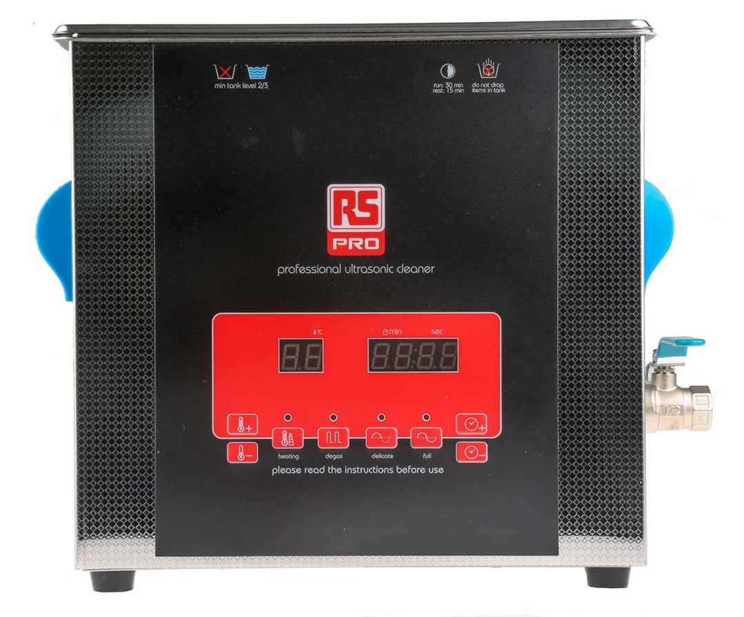 TieDex UK Ultrasonic Cleaner, 300 W, 9L