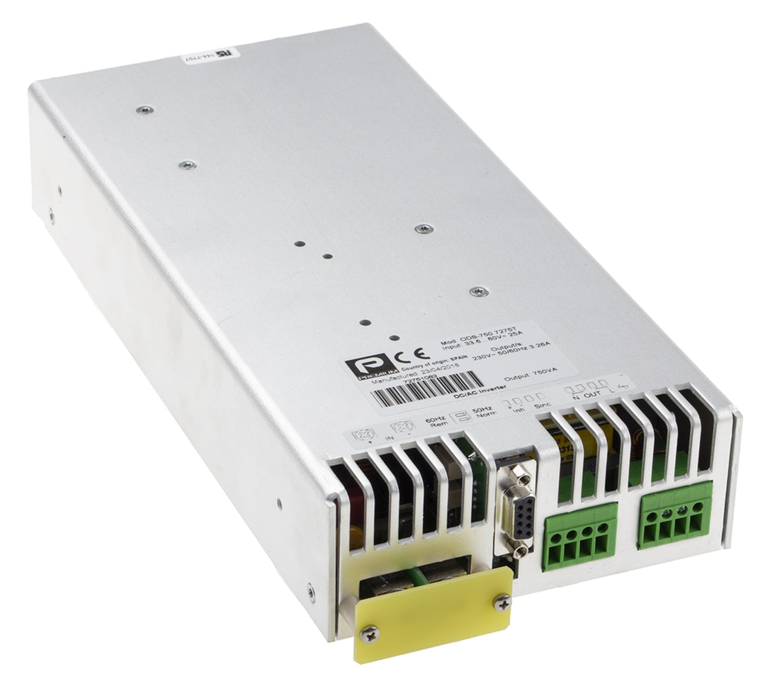 TieDex UK Chassis 750W DC AC Inverter, 48V dc Input, 230V ac Output