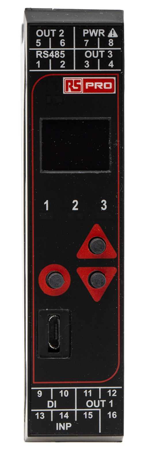 TieDex UK DIN Rail PID Temperature Controller 1 Input, 3 Output Relay 24V ac PID Controller