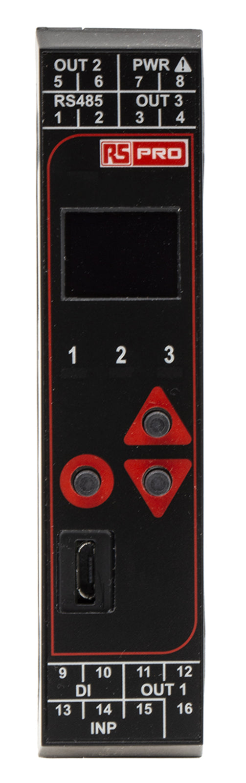 TieDex UK DIN Rail PID Temperature Controller 1 Input, 3 Output Relay 24V ac PID Controller