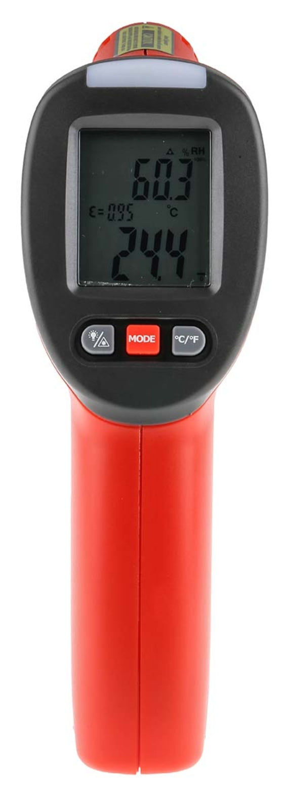 TieDex UK RS-8662 IR Thermometer, -50 °C Min, 260 °C Max, ±1 % Accuracy, Fahrenheit, °C, F Measurements, RSCAL