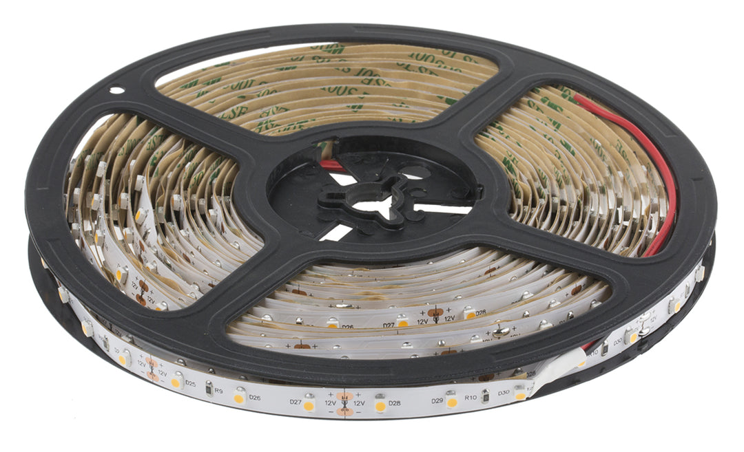 TieDex UK 12V Warm White LED Strip, 3200K Colour Temp, 10 m Length