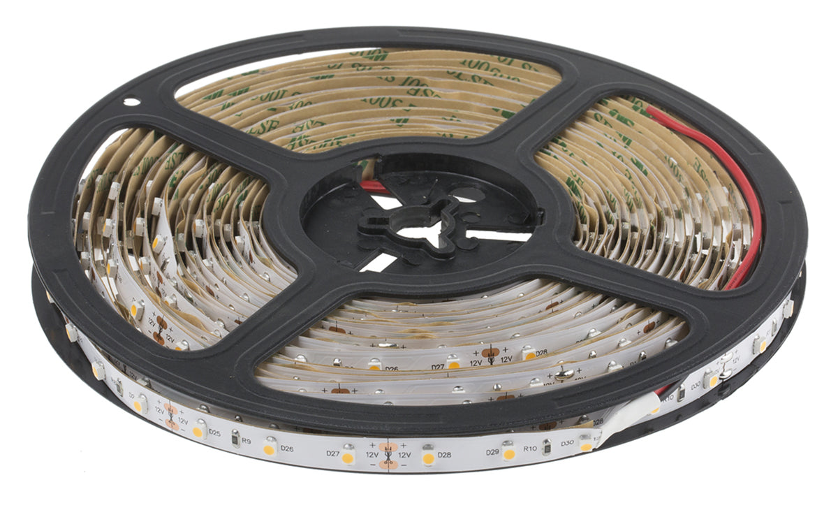 TieDex UK 12V Warm White LED Strip, 3200K Colour Temp, 10 m Length
