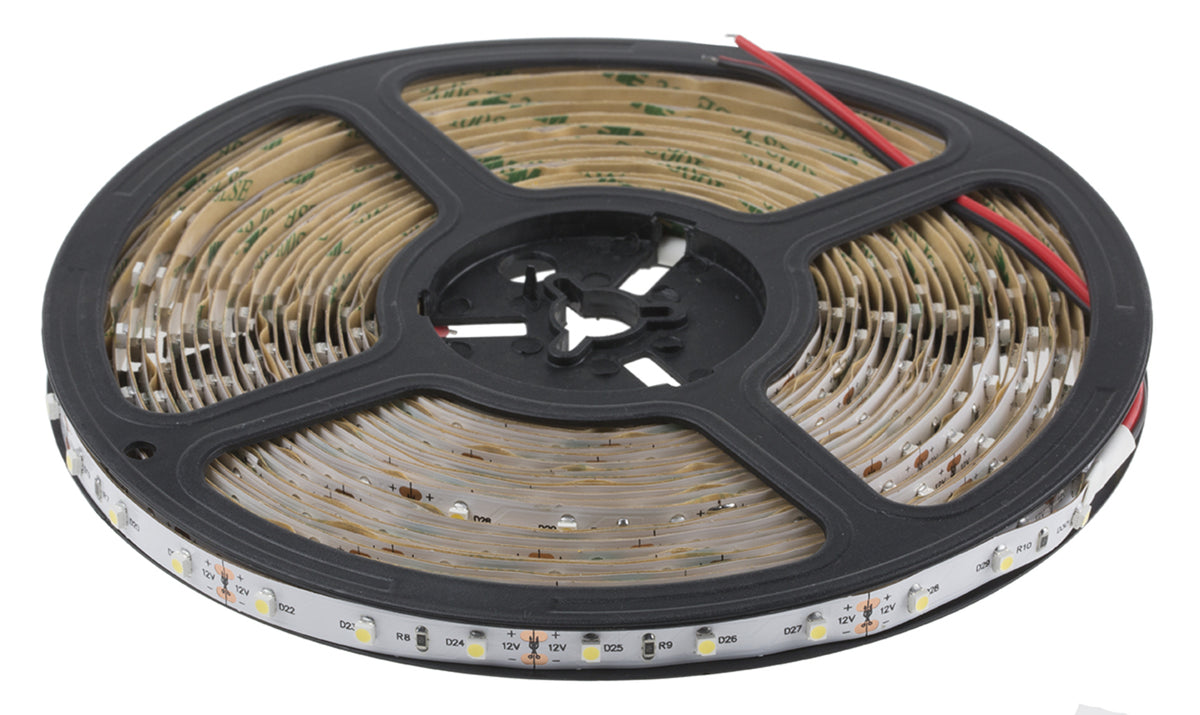 TieDex UK 12V White LED Strip, 7000K Colour Temp, 10 m Length