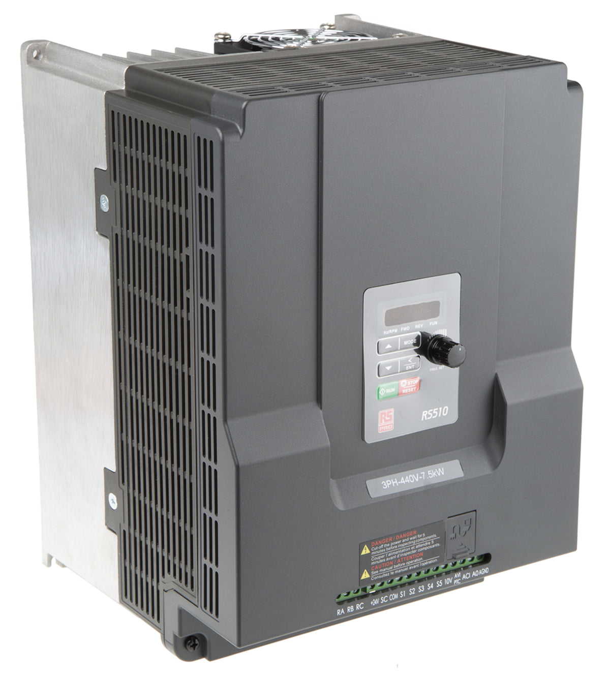 TieDex UK Inverter Drive, 7.5 kW, 3 Phase, RS510 Series 480V 17.5 A