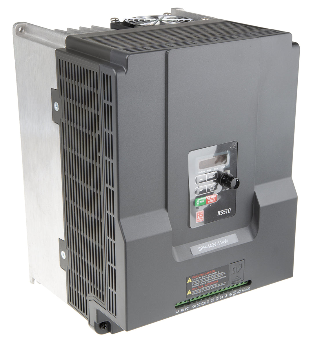 TieDex UK Inverter Drive, 11 kW, 3 Phase, RS510 Series 480V 24 A
