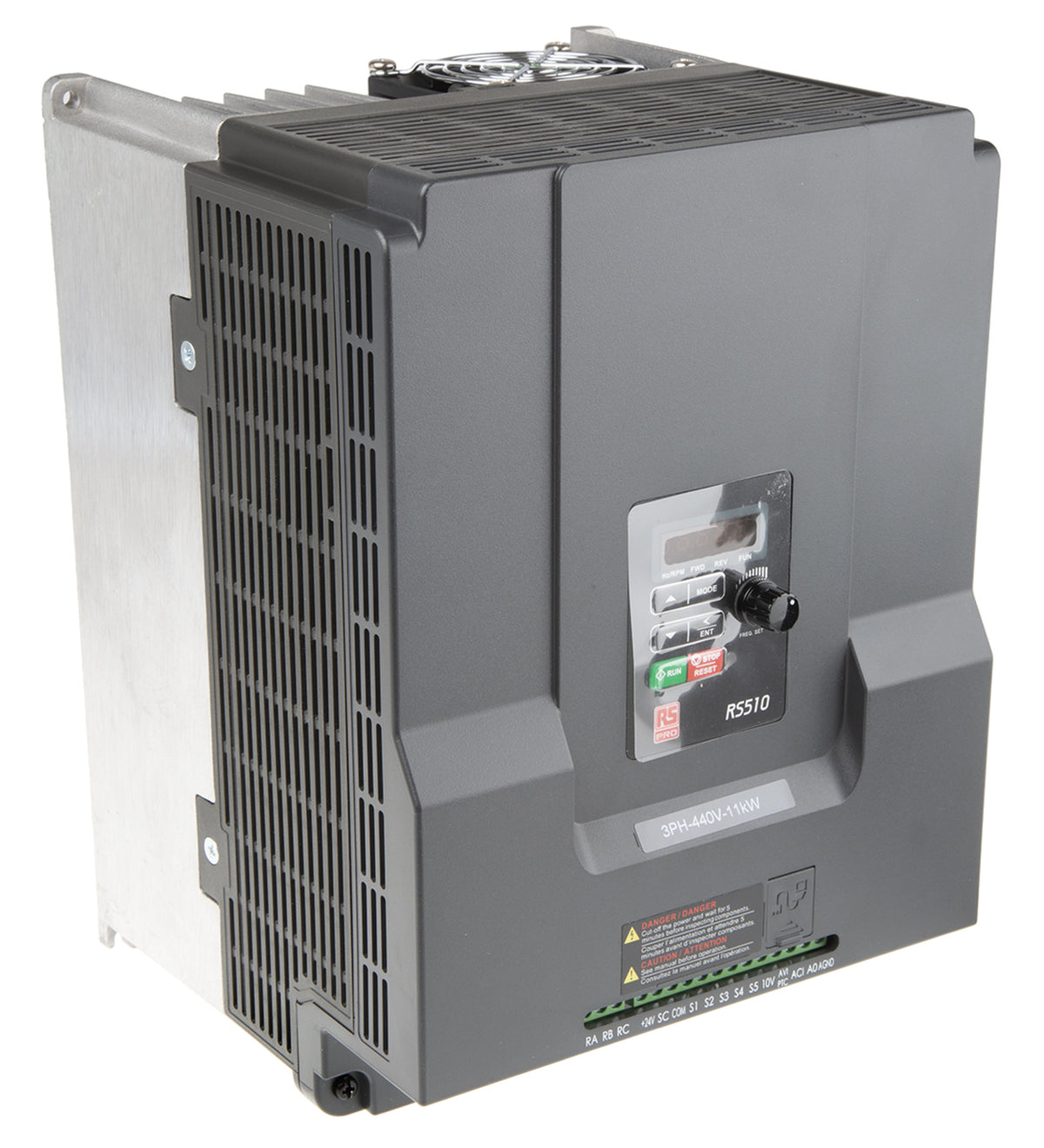 TieDex UK Inverter Drive, 11 kW, 3 Phase, RS510 Series 480V 24 A
