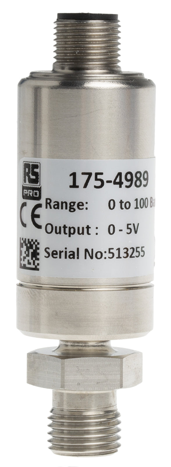 TieDex UK Pressure Sensor, 0.5 V or 4 to 20 mA Output 0 bar 100 bar, Sealed Gauge, Gauge, Compound Reading