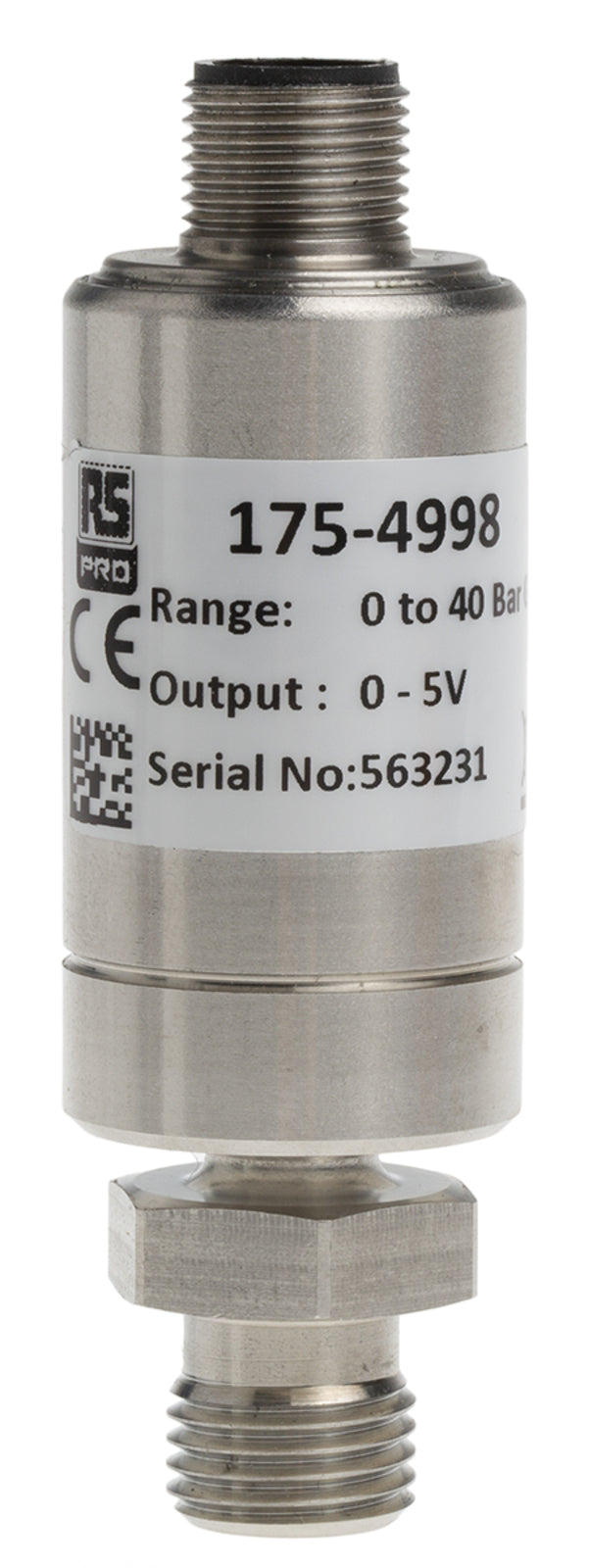 TieDex UK Pressure Sensor, Analogue Output 0 bar 40 bar, Gauge/Sealed Reading