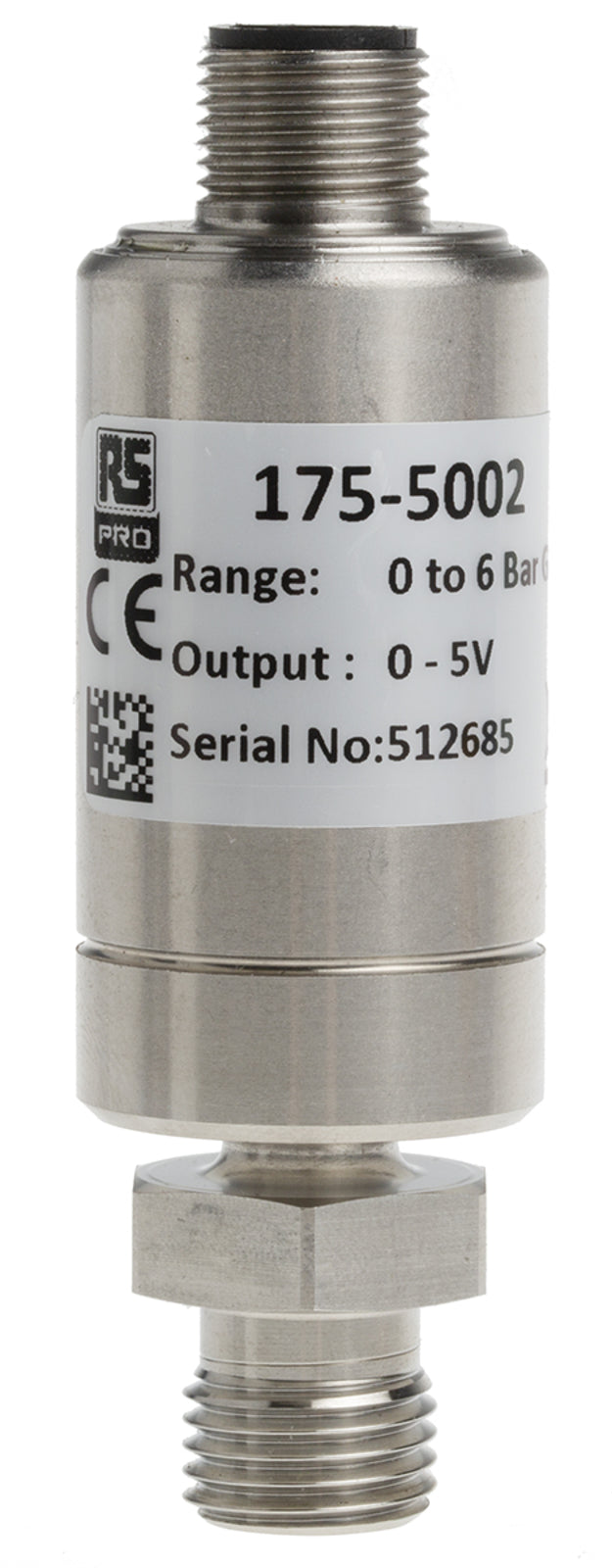 TieDex UK Pressure Sensor, 0.5 V or 4 to 20 mA Output 0 bar 6 bar, Sealed Gauge, Gauge, Compound Reading