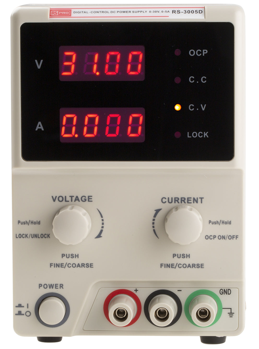 TieDex UK Digital Bench Power Supply, 1-Output 0 V dc to 30V dc, 150 W, 5 A Max, RSCAL