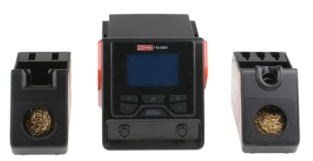 TieDex UK Dual Channel Digital Soldering Station 200 W, 230V, 2 Outputs