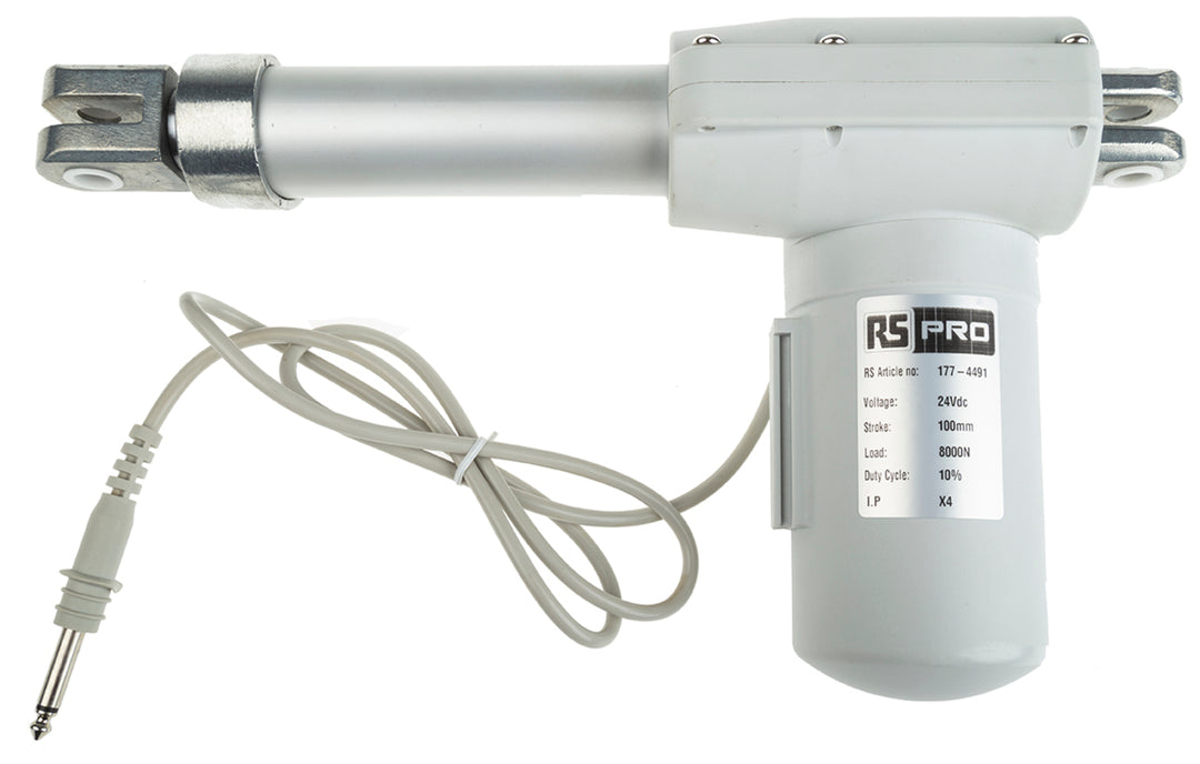 TieDex UK Electrical Linear Actuator 100 mm 8000N 24V dc 8.1mm/s