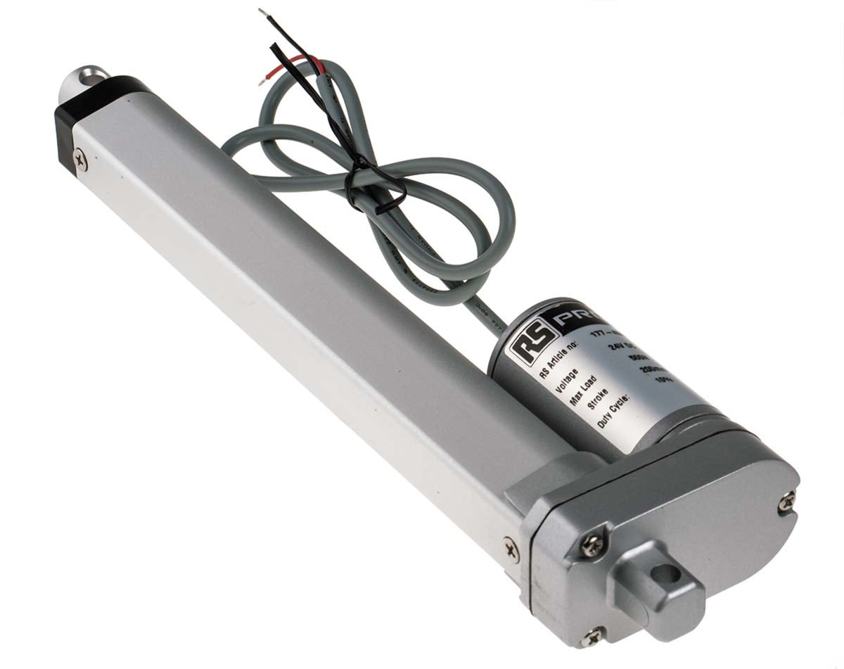 TieDex UK Electrical Linear Actuator 200 mm 500N 24V dc 14.6mm/s