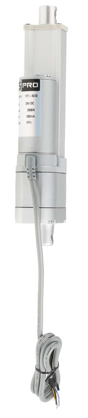 TieDex UK Electrical Linear Actuator 100 mm 2000N 24V dc 7.6mm/s