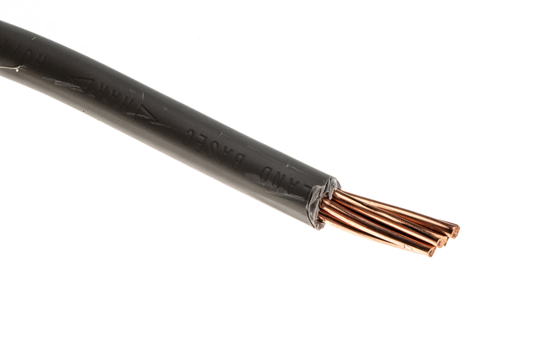 TieDex UK 6491X Series Grey Hook Up Wire, 7/2.14 mm, 2.14 mm core strands, 50 m, Polyvinyl Chloride