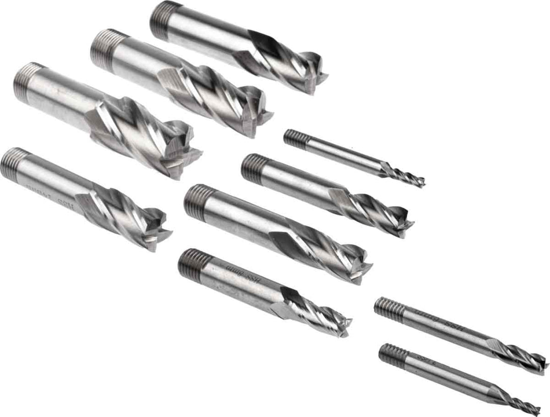 TieDex UK End Mill, Cobalt High Speed Steel, 16mm Shank, 12.5 mm Cut Length