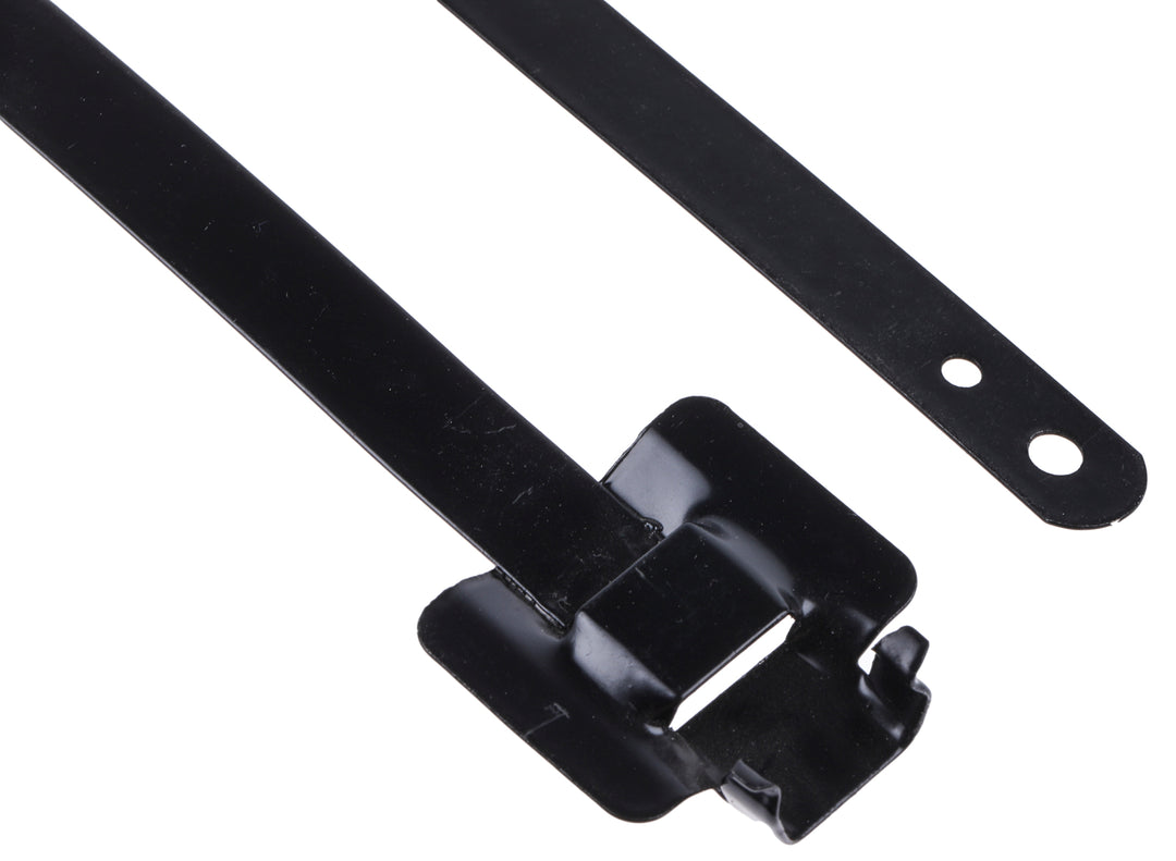 TieDex UK Cable Tie, Releasable, 330 mm x 10mm, Black 316 Stainless Steel