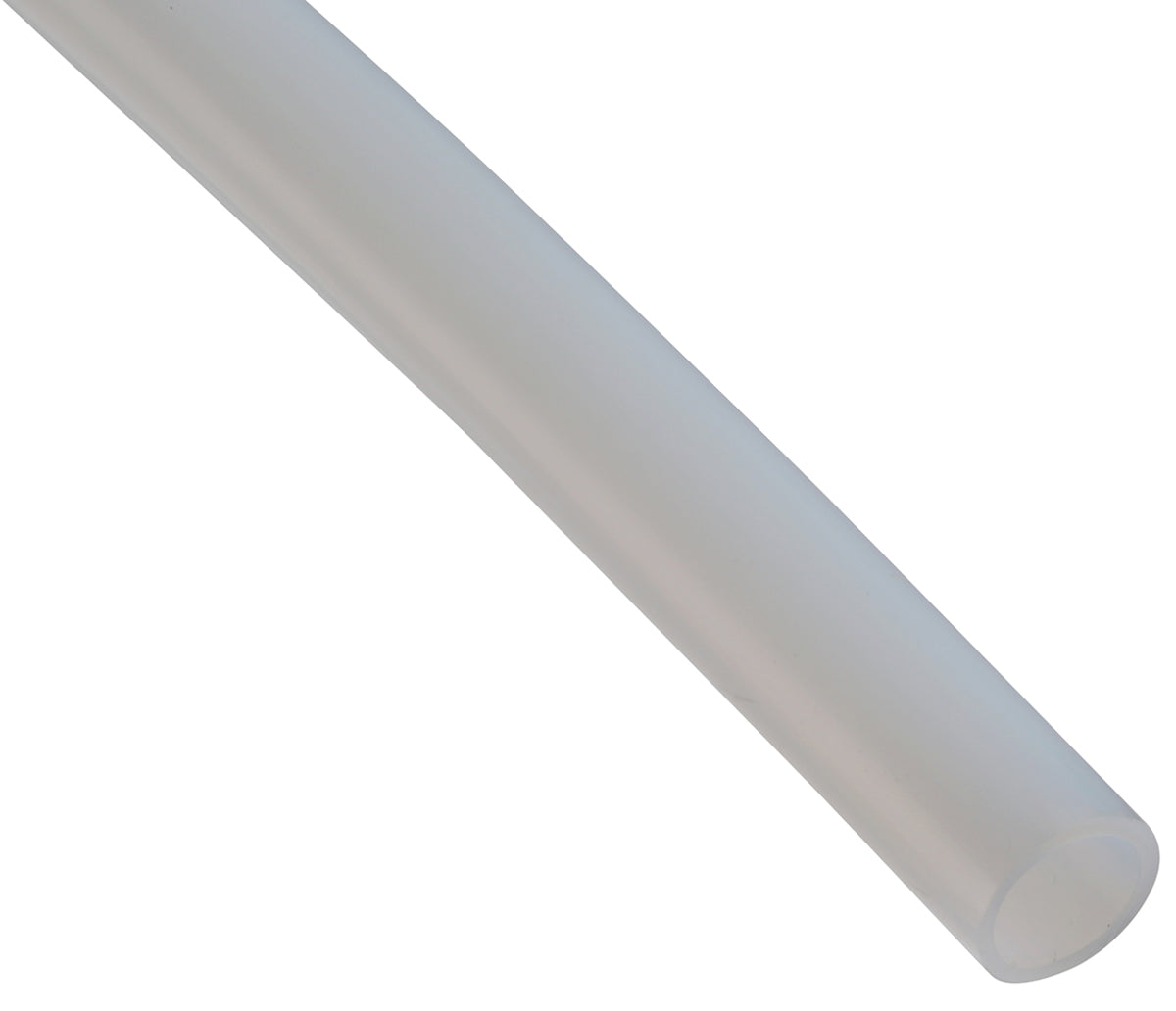 TieDex UK Polytetrafluoroethylene, Flexible Tubing, 8 mm ID, 10 mm OD, Clear, 50 m