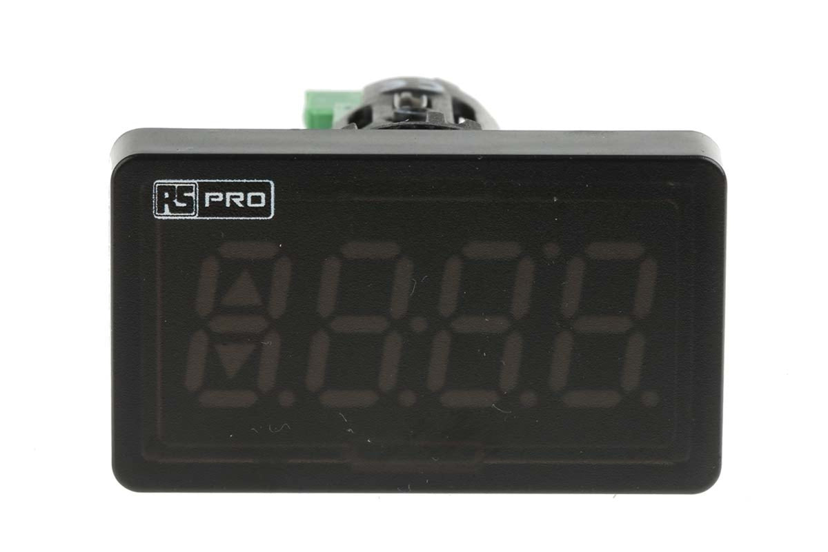 TieDex UK Digital Ammeter 20 mA, 29.5 mm x 51.5 mm, 0.15 %