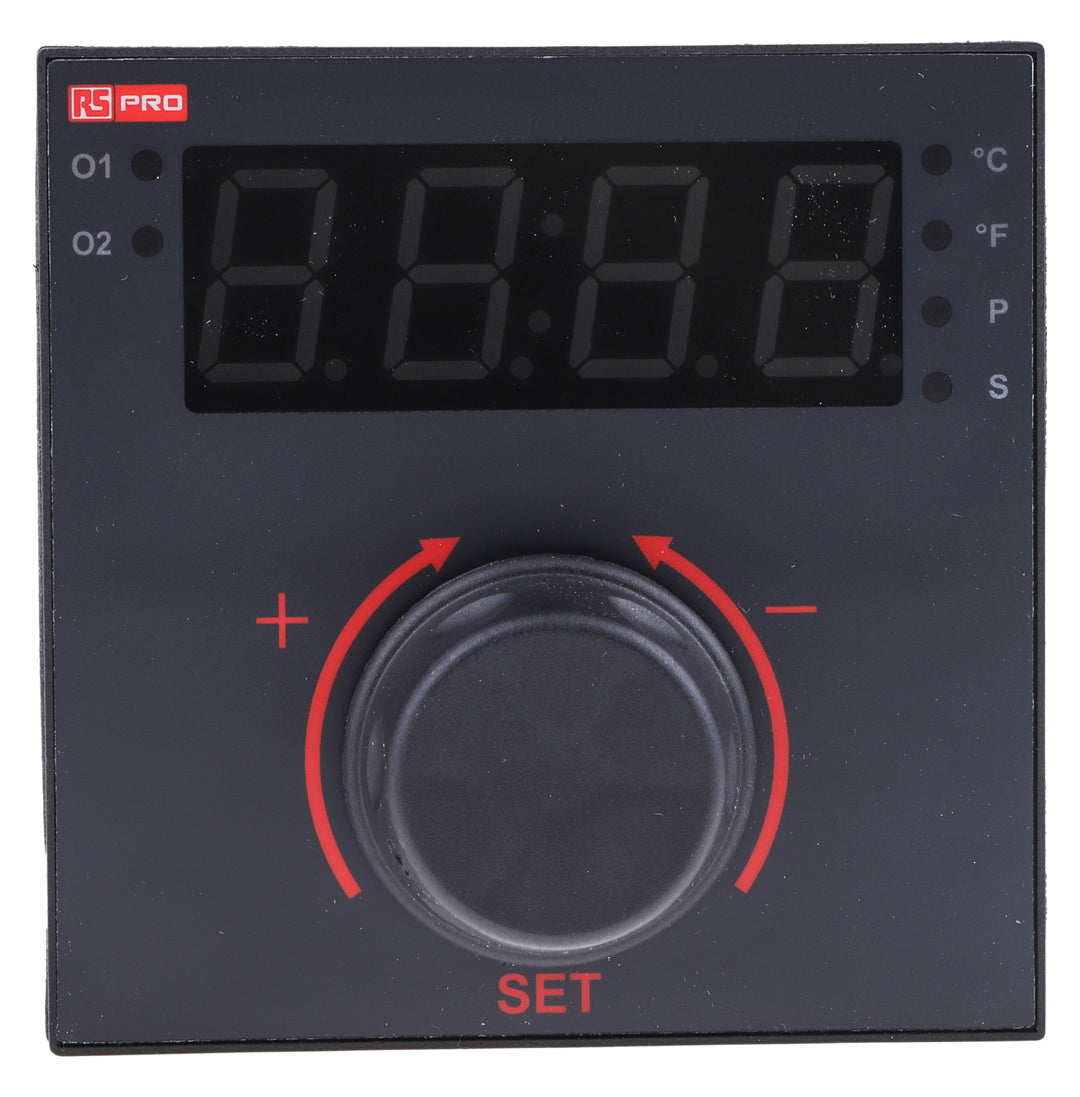 TieDex UK Panel PID Temperature Controller 1 Input, 2 Output Relay 115V ac PID Controller