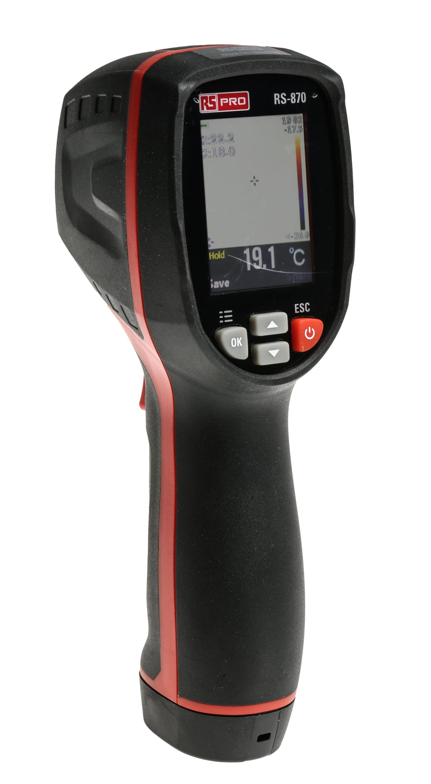 TieDex UK DT-870 Bluetooth, WiFi Thermal Imaging Camera, 380 °C 80 x 80 pixel Detector Resolution