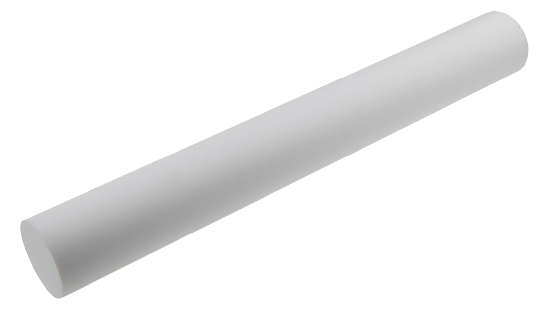 TieDex UK Opaque Fluoroplastics PTFE Rod, 500 mm x 65 mm Diameter