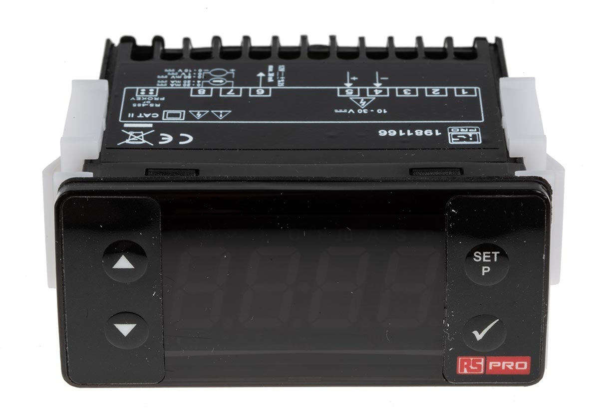TieDex UK Digital Multi-Function Panel Meters for Current, Voltage, 71 mm x 29 mm