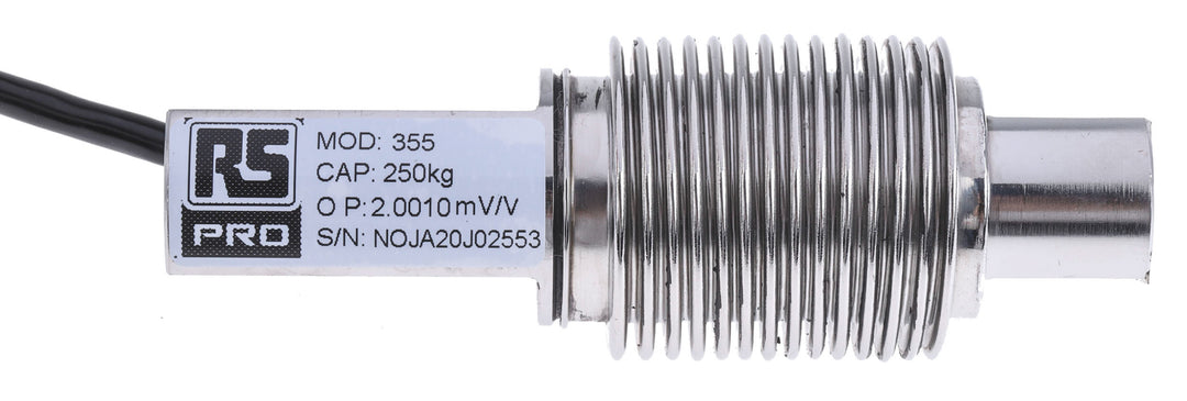 TieDex UK Low Profile Load Cell, Compression Measure, 250 kg