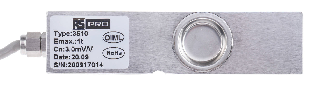 TieDex UK Load Cell, Compression Measure, 1000 kg