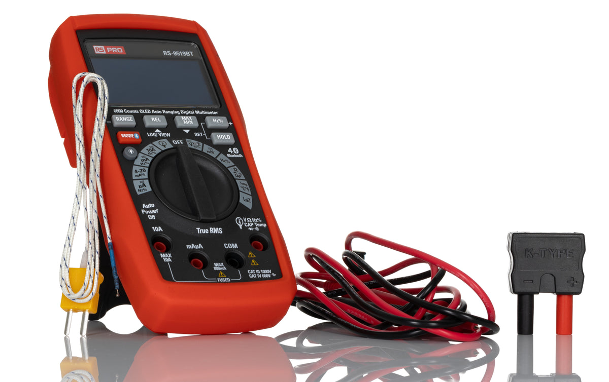 TieDex UK RS-9519BT Handheld Multimeter