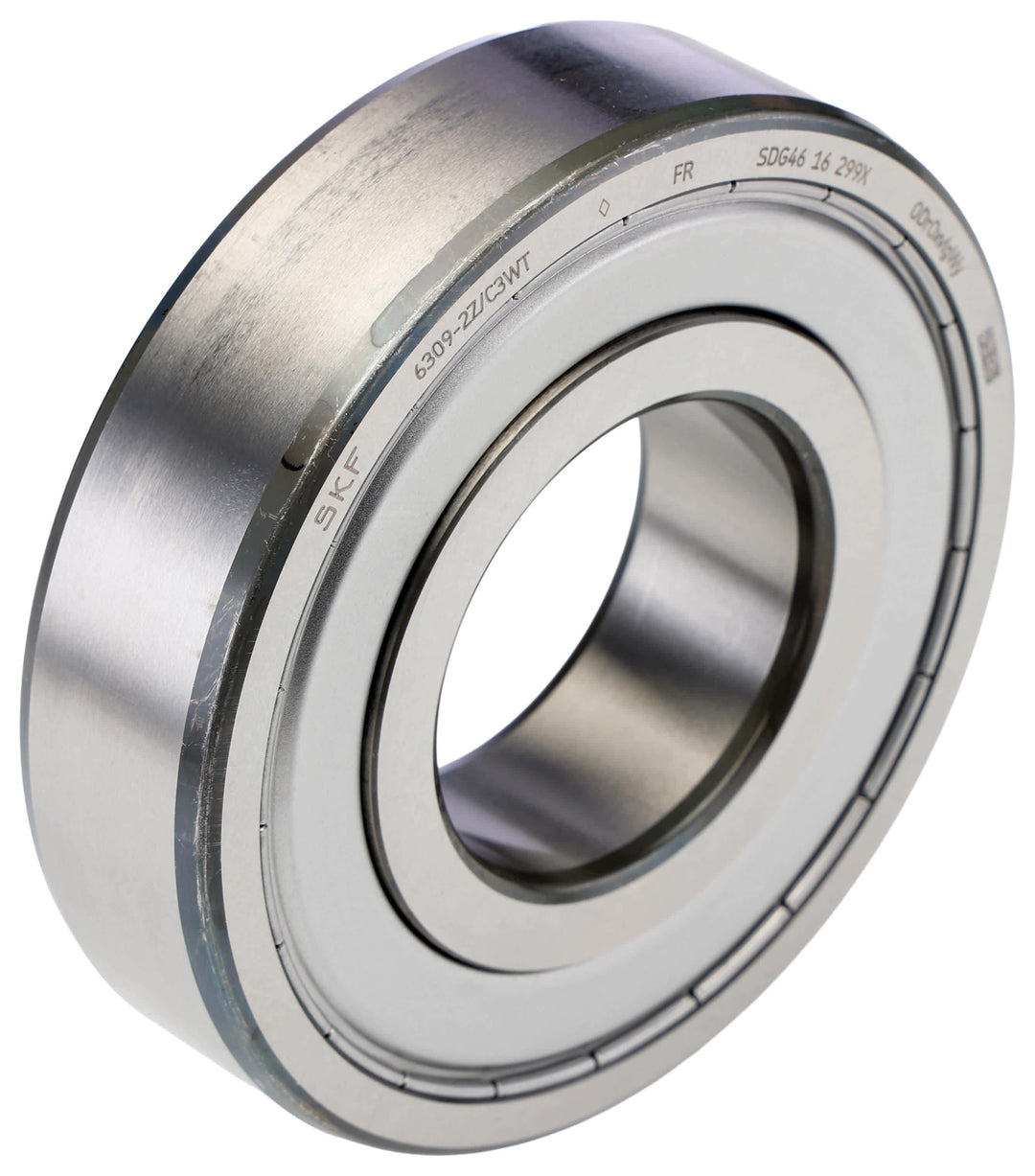SKF 6309-2Z/C3WT 1 Row Ball Bearing - 45 mm ID, 100 mm OD_6309-2Z/C3WT