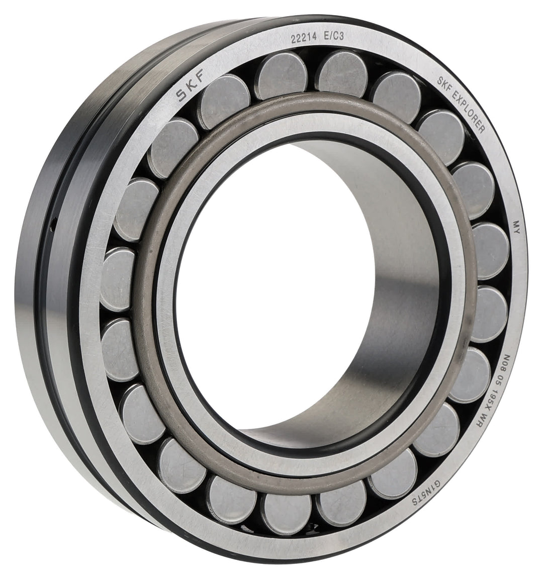 SKF 22214 E/C3 Cylindrical 70 mm ID Roller Bearing, 125 mm OD_22214 E/C3