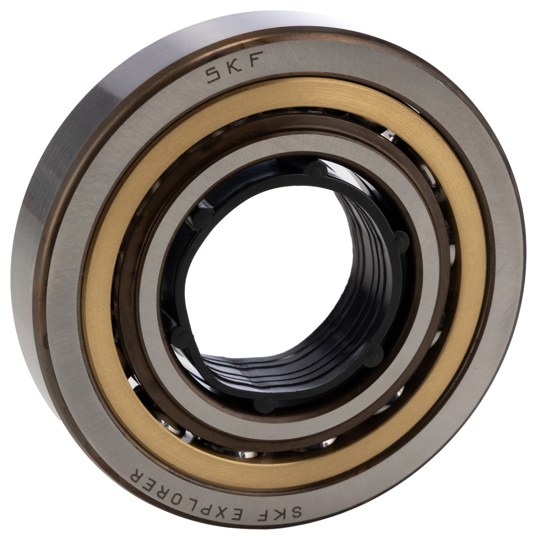 SKF QJ 208 MA 1 Row Ball Bearing - 40 mm ID, 80 mm OD 18 mm Race Width_QJ 208 MA