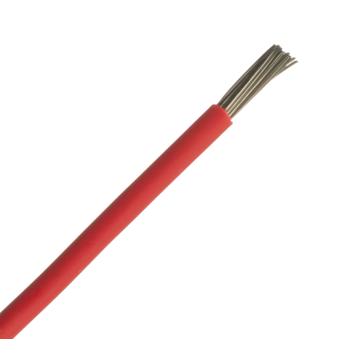 TieDex UK Red 0.81 mm² Hook Up Wire, 18 AWG, 16 x 0.25 mm, 250 μm core strands, 305 m, Modified Polyphenylene Ether