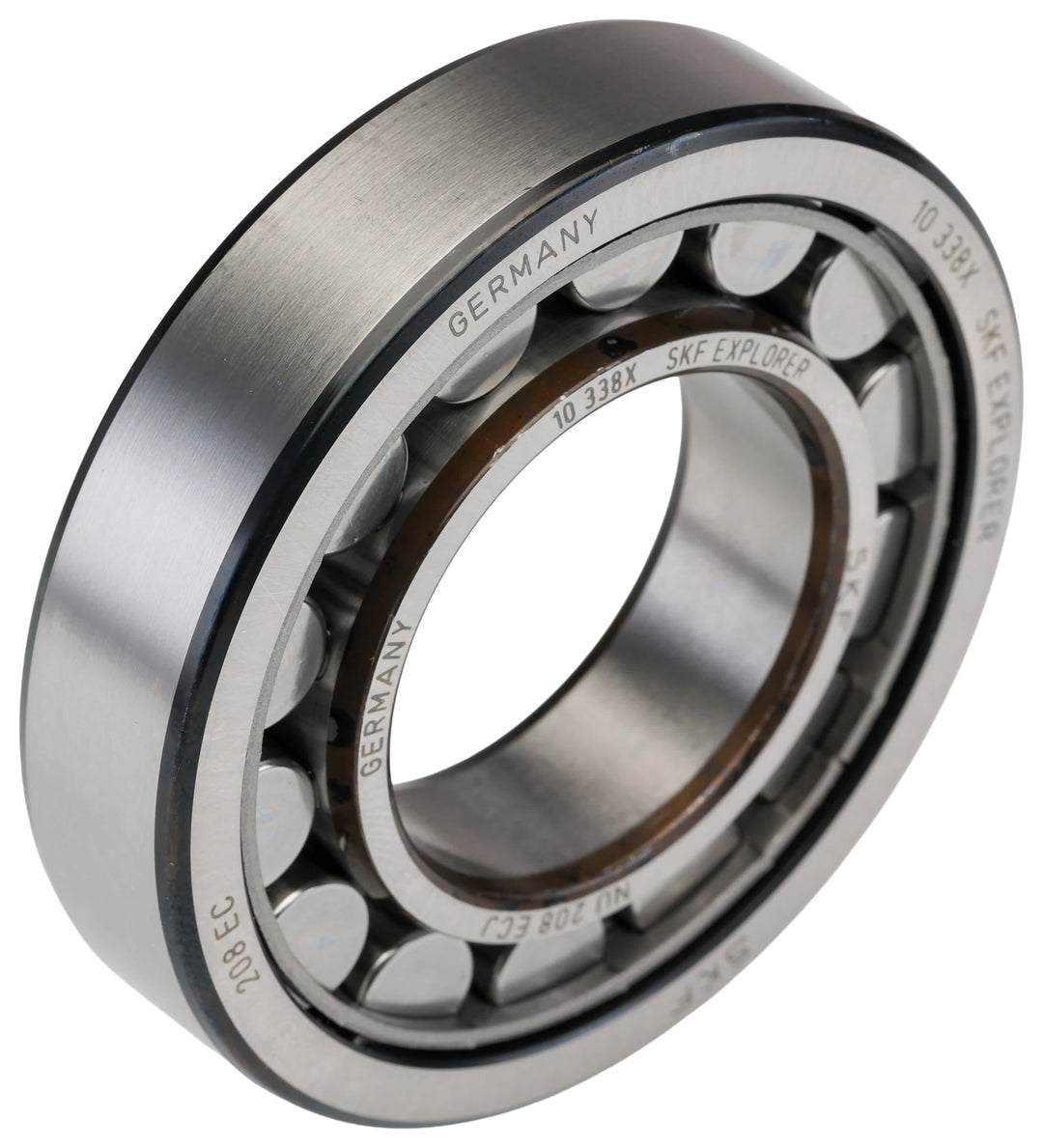 SKF NU 208 ECJ 40 mm ID Roller Bearing, 80 mm OD_NU 208 ECJ