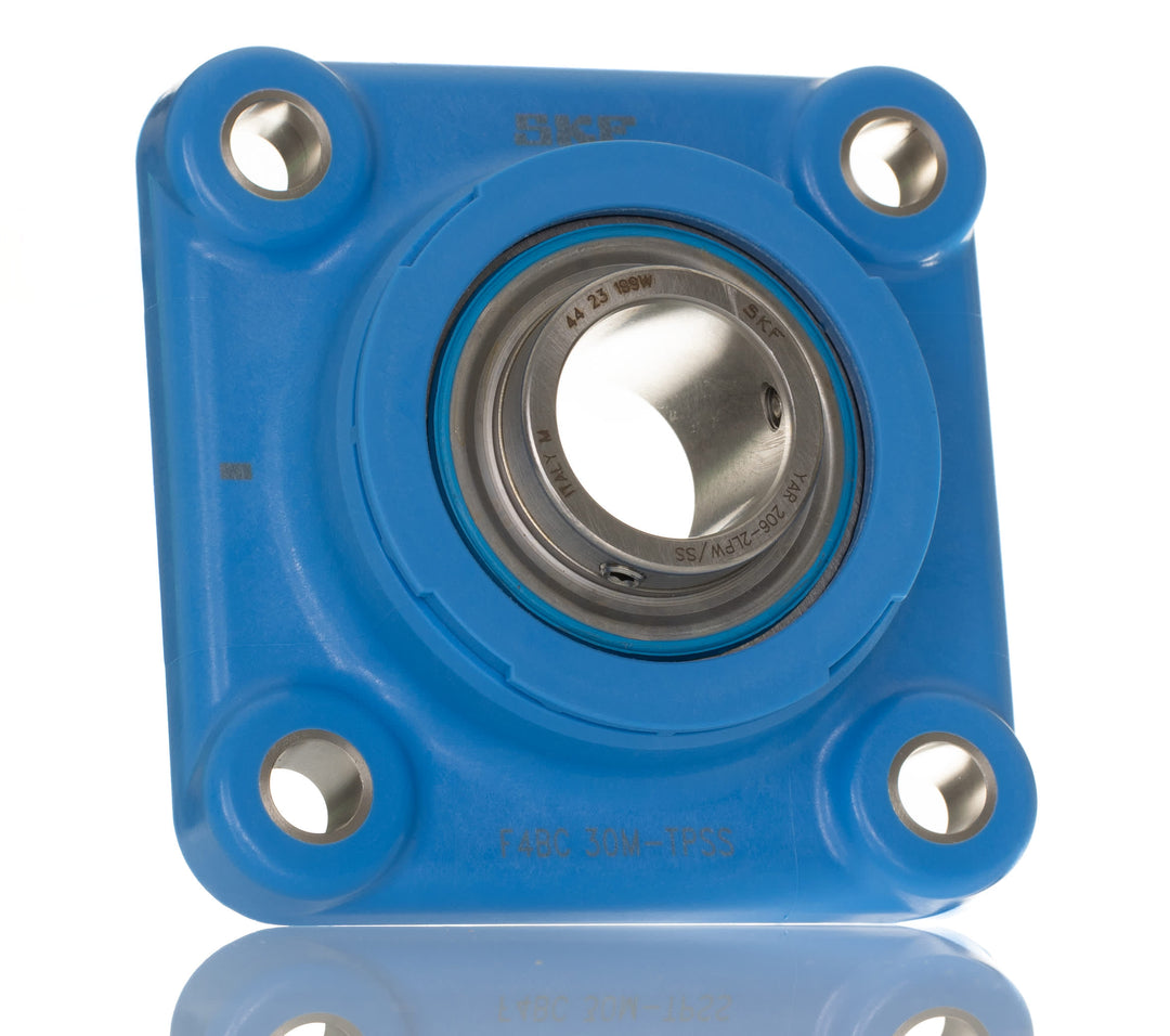SKF 4 Hole Cylindrical, F4BC 30M-TPSS 30 mm ID_F4BC 30M-TPSS