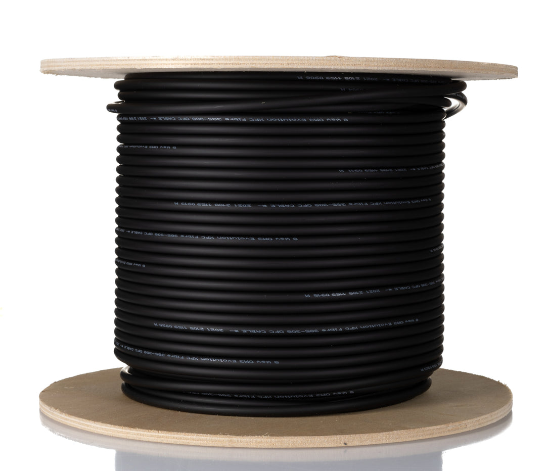 TieDex UK OS2 Fibre Optic Cable Low Smoke Zero Halogen, Black, 200 m