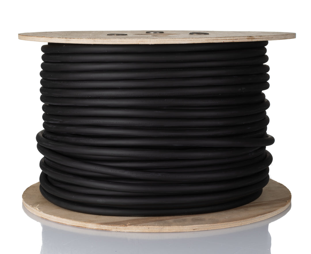 TieDex UK 2 Core, 4 mm² CSA, 10 mm OD, 100 m, Black