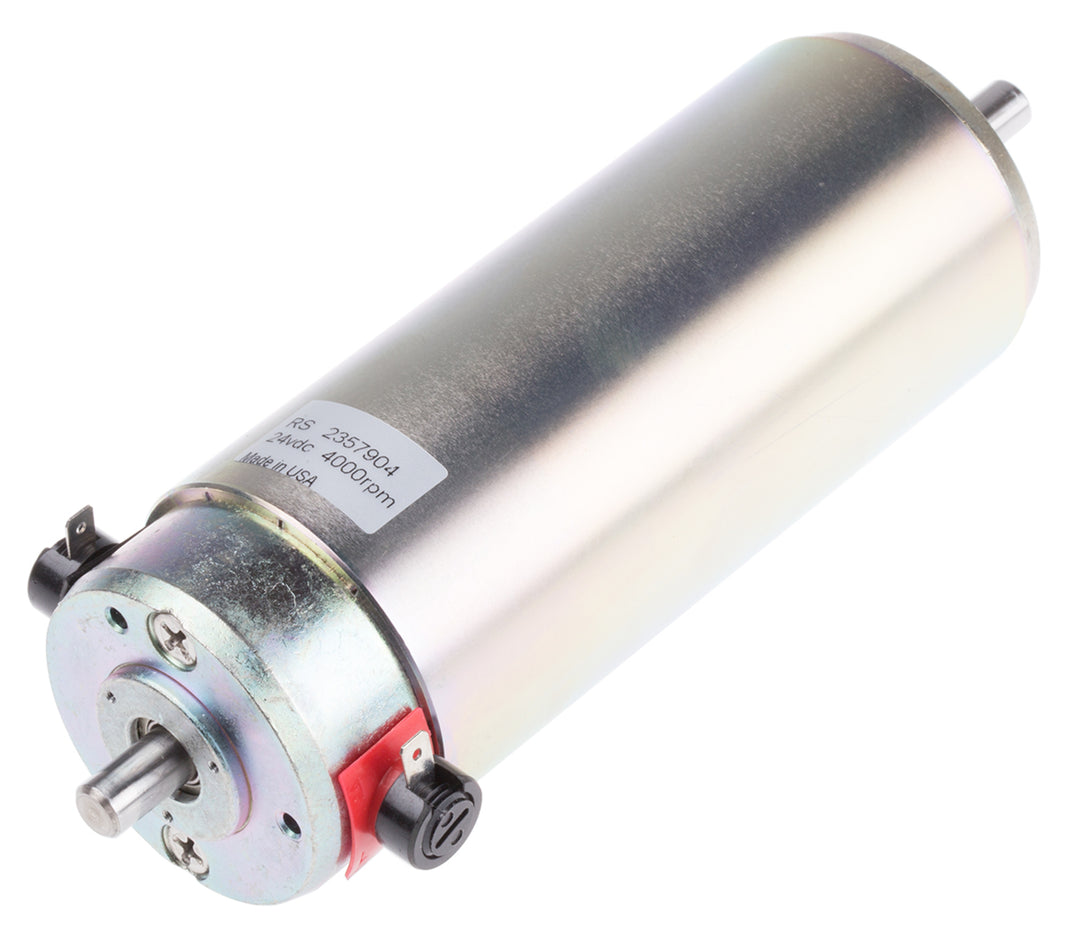 TieDex UK Brushed DC Motor, 183 W, 24V dc, 370 mNm, 4100rpm, 8 mm Shaft Diameter