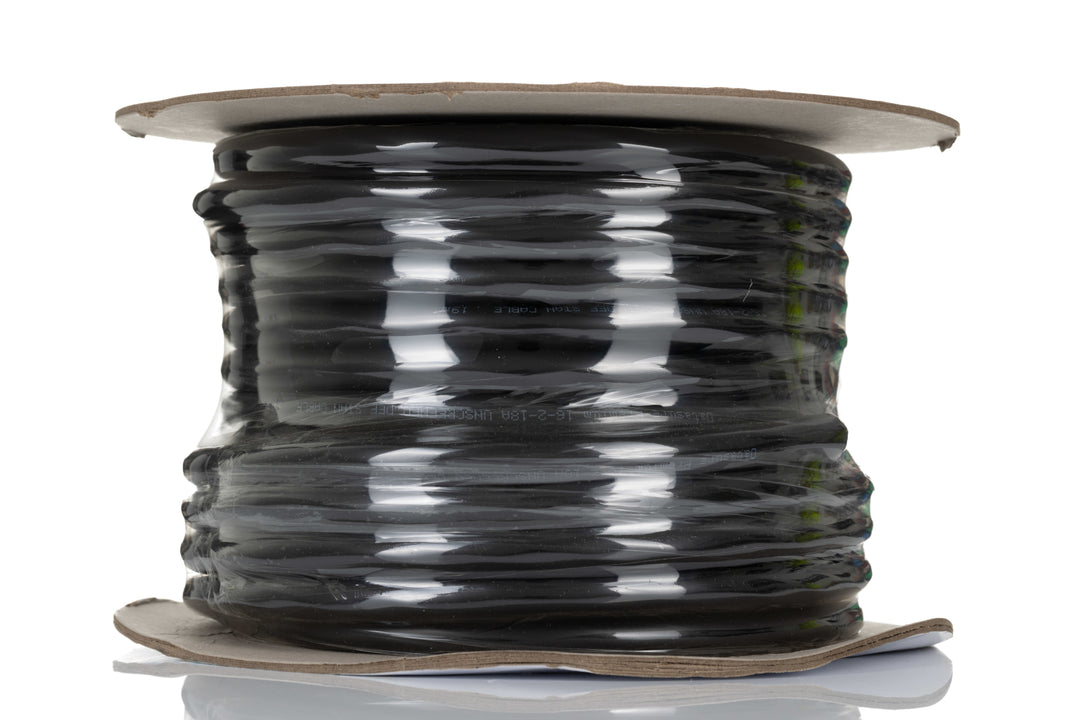 TieDex UK DEF STAN Multi-Core Industrial Cable, 18 Cores, 0.5mm², Unscreened, 25 m, Black Polyvinyl Chloride Sheath