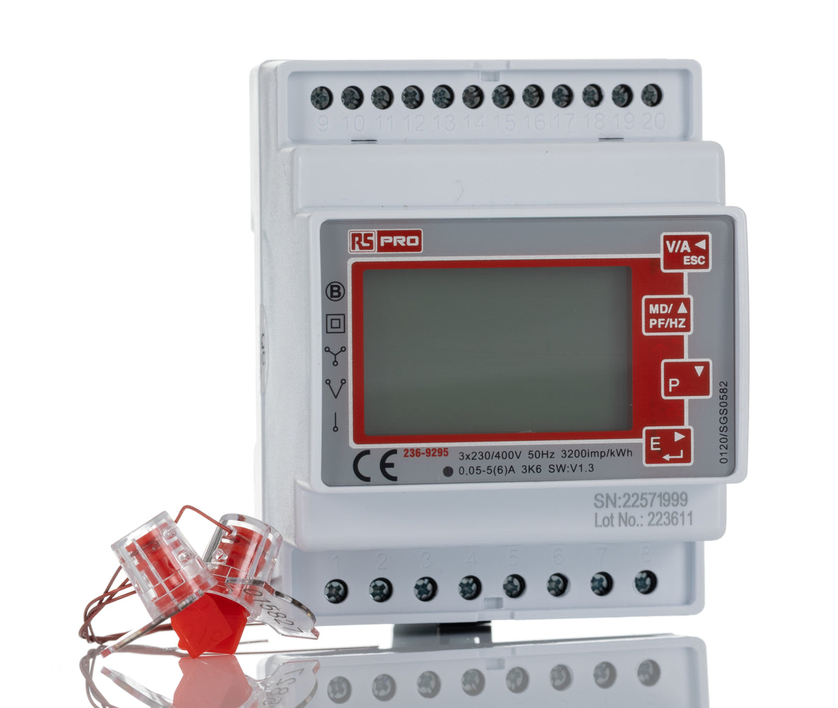 TieDex UK 3 Phase, Type Energy Meter LCD Backlight Energy Meter