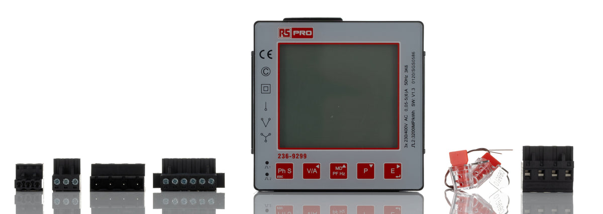 TieDex UK 3 Phase, Type Energy Meter LCD Backlight Energy Meter