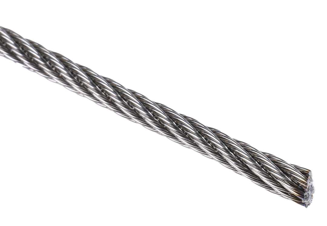 TieDex UK Stainless Steel Wire Rope, 75 m