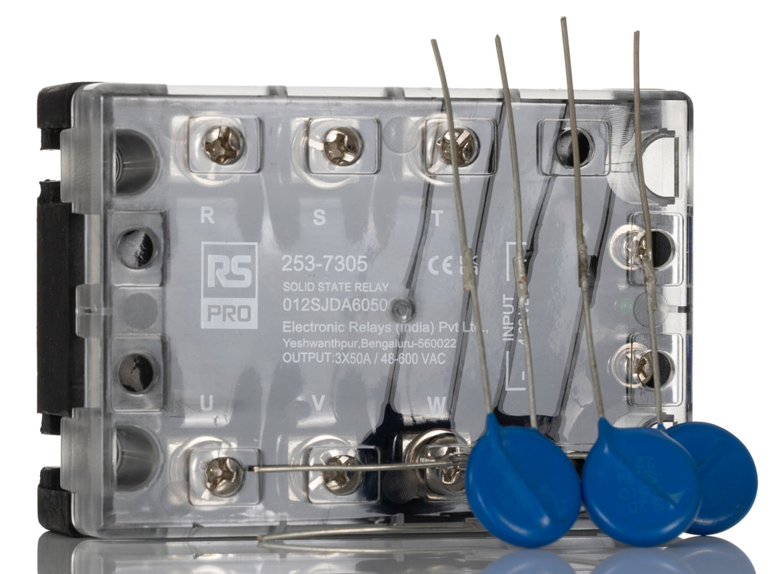 TieDex UK Solid State Relay, 50 A Load, Surface Mount, 600 Vrms Load, 32V Control
