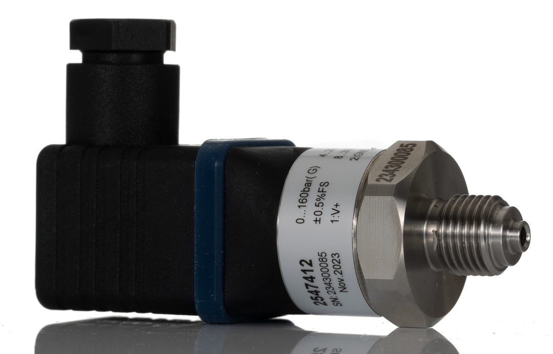 TieDex UK Pressure Sensor, 4 to 20 mA Output 0 bar 160 bar, Gauge Reading