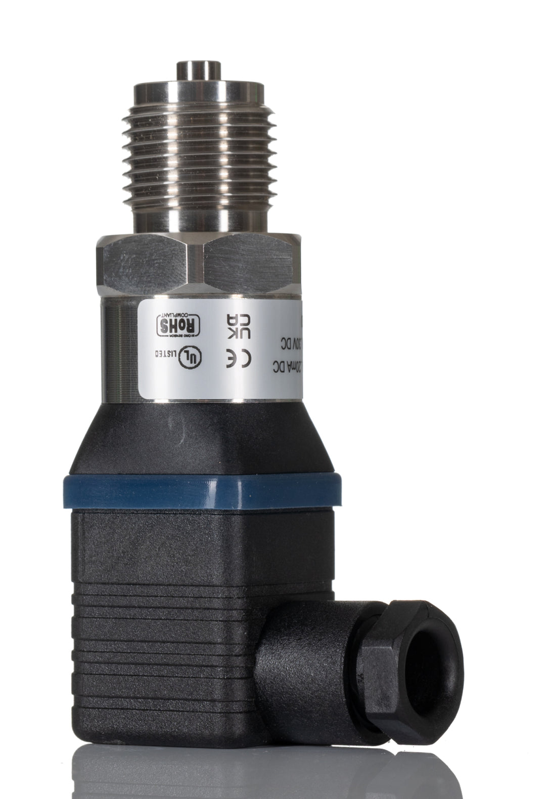 TieDex UK Pressure Sensor, 4 to 20 mA Output 0 bar 160 bar, Gauge Reading